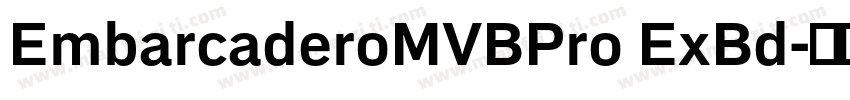 EmbarcaderoMVBPro ExBd字体转换